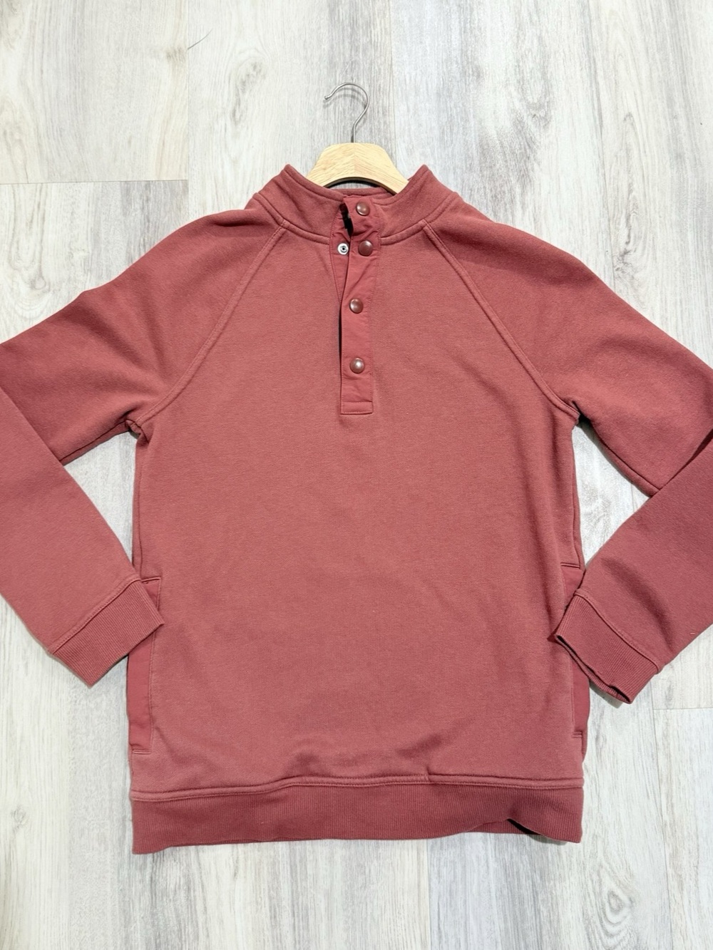 Girls Cat & Jack Girls Pullover Sweatshirt Burgundy Mauve Size XL